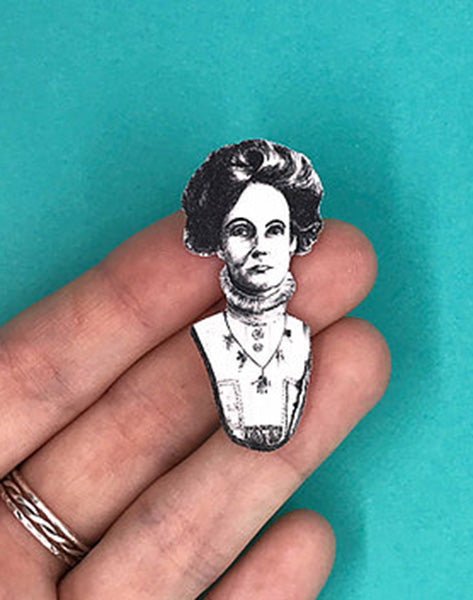 Emmeline Pankhurst Pin Badge