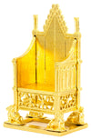 Gold Plated Coronation Chair Replica 