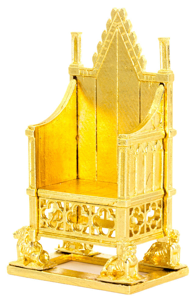 Gold Plated Coronation Chair Replica 