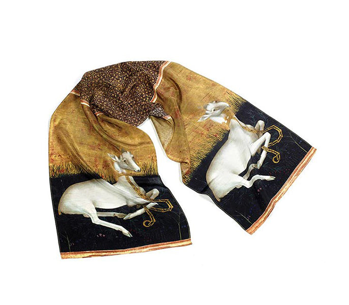 Medieval Hart Silk Scarf