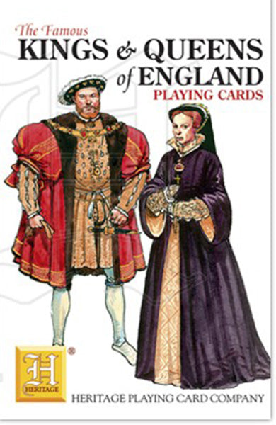 Kings & Queens of England Playing Cards Package Front