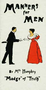 Manners For Men 1897 Replica Book