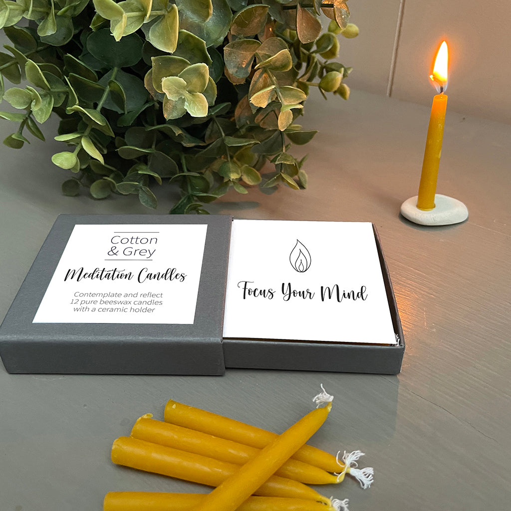 Meditation Candles and Box