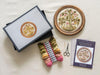 The Oakapple Tree Embroidery Kit Box Contents plus Example