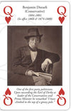 History of the Office of Prime Minister Playing Cards Single Card Example