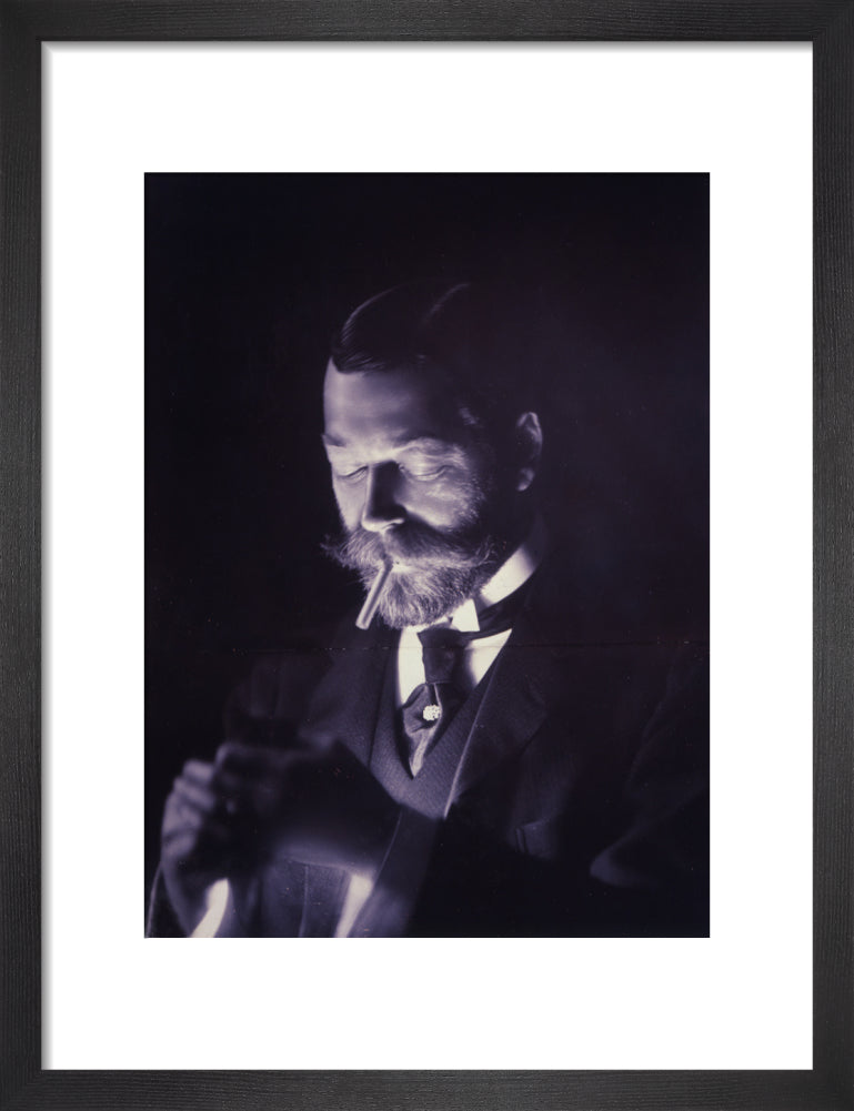 The Prince of Wales (Later George V) Lights a Cigarette