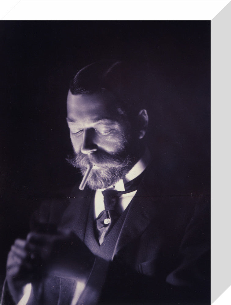 The Prince of Wales (Later George V) Lights a Cigarette
