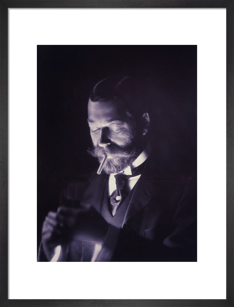 The Prince of Wales (Later George V) Lights a Cigarette