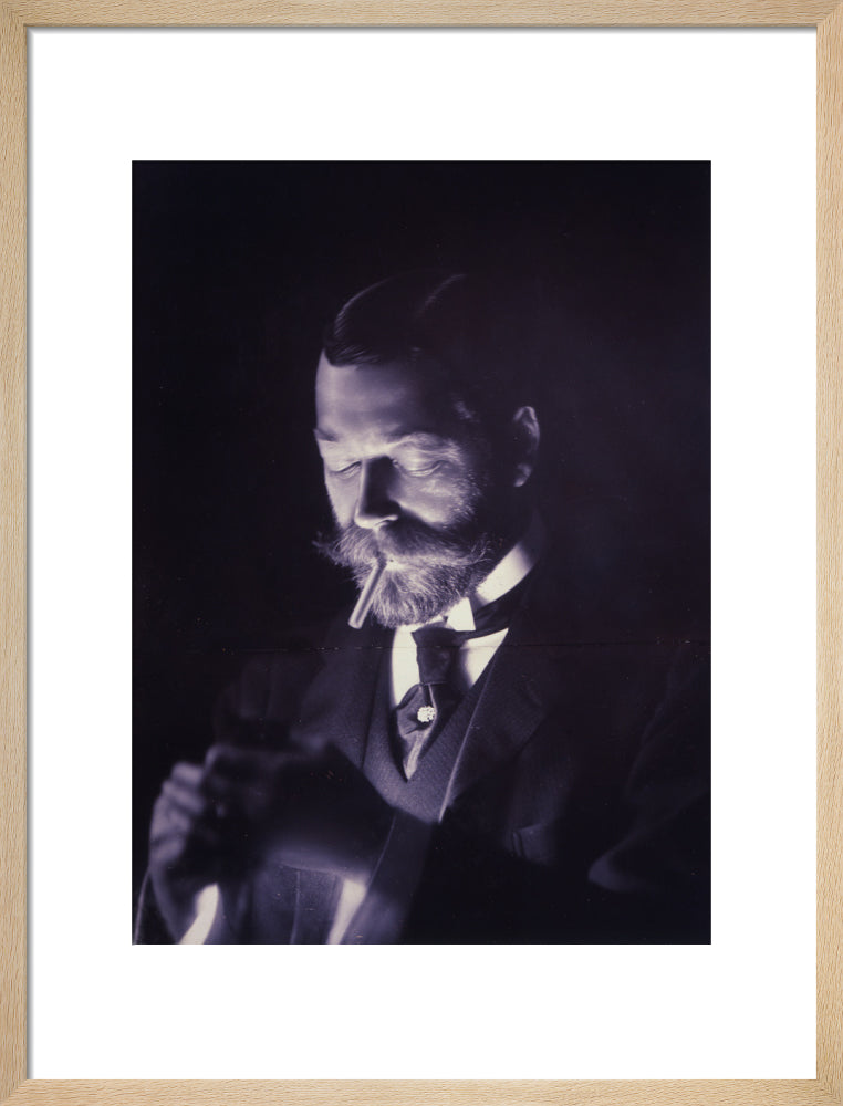 The Prince of Wales (Later George V) Lights a Cigarette