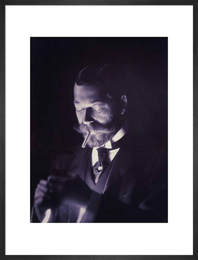 The Prince of Wales (Later George V) Lights a Cigarette