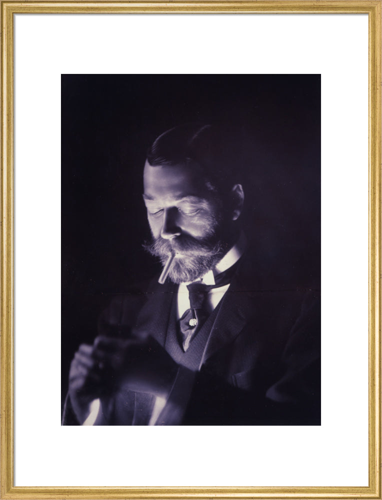 The Prince of Wales (Later George V) Lights a Cigarette