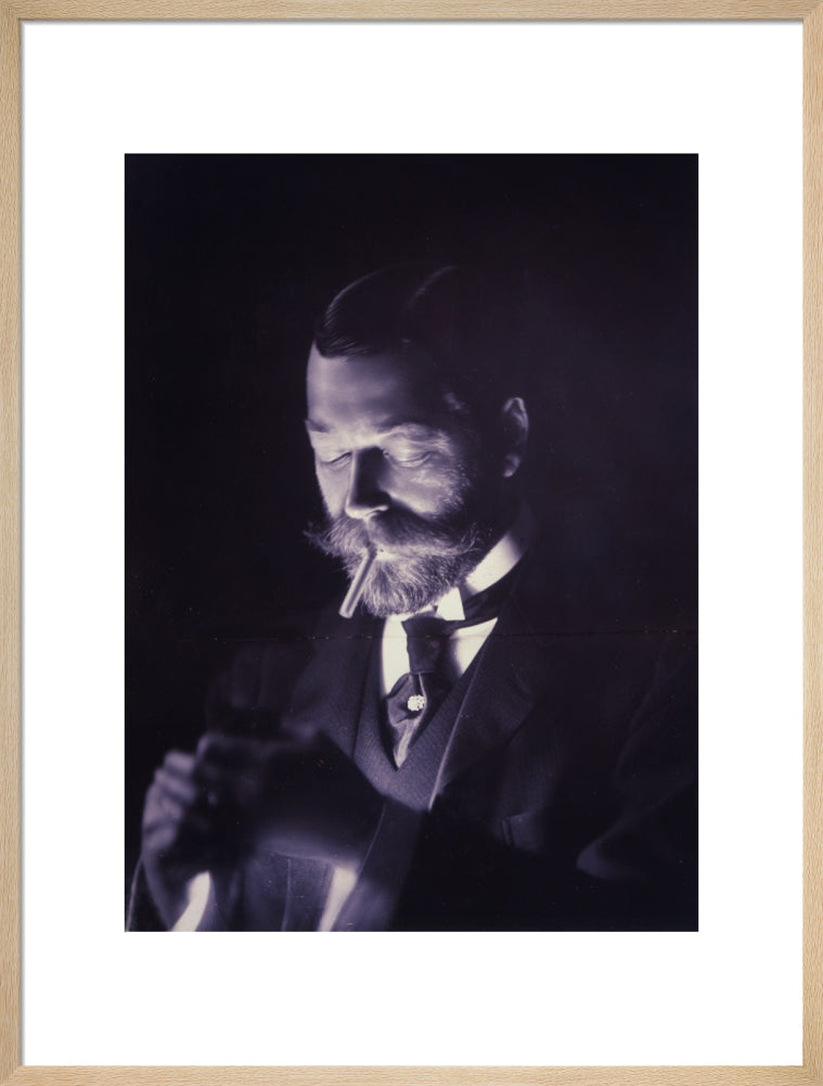 The Prince of Wales (Later George V) Lights a Cigarette