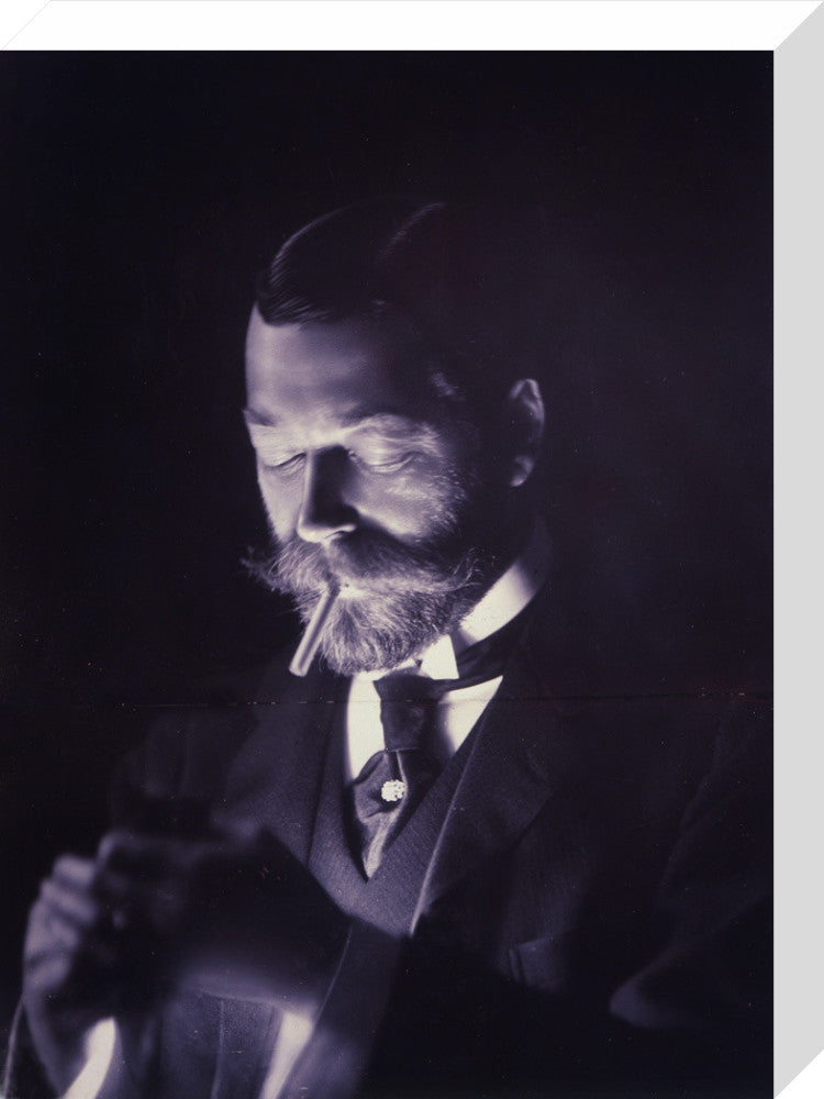 The Prince of Wales (Later George V) Lights a Cigarette