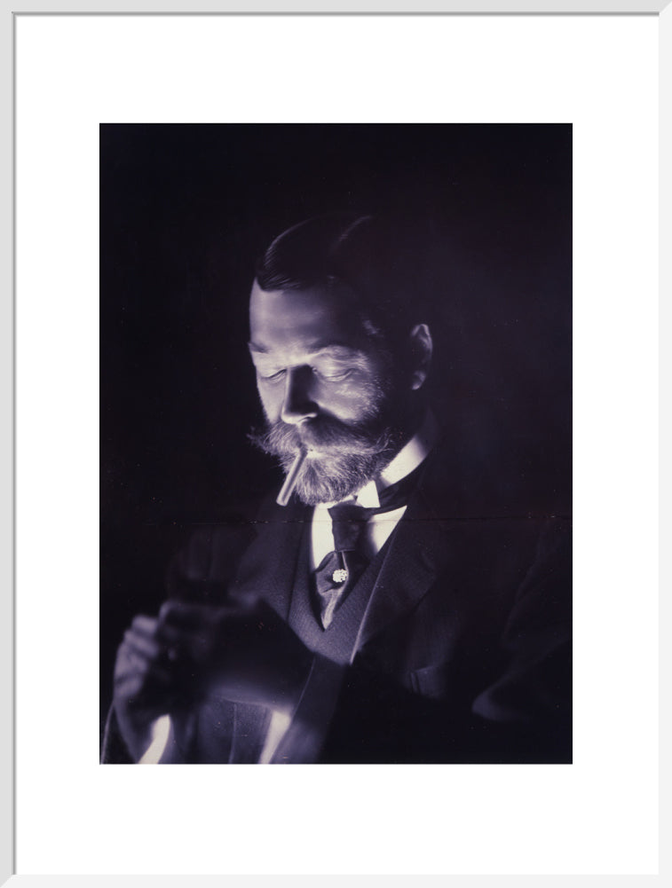 The Prince of Wales (Later George V) Lights a Cigarette