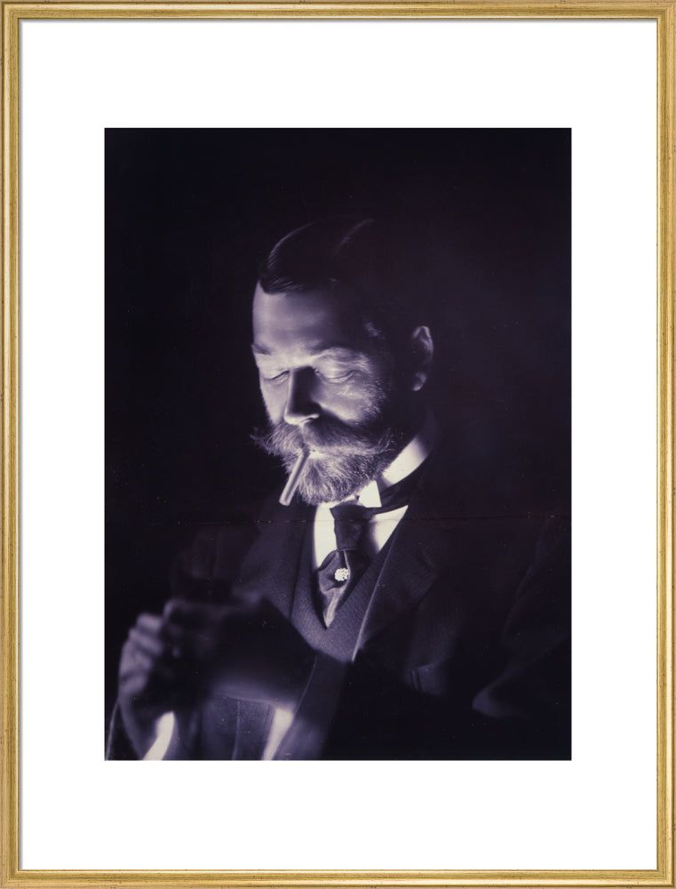 The Prince of Wales (Later George V) Lights a Cigarette