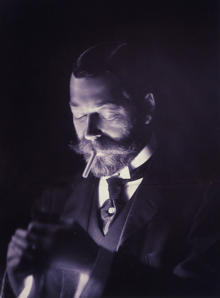 The Prince of Wales (Later George V) Lights a Cigarette