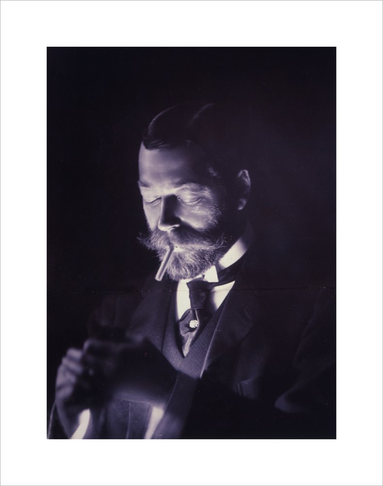 The Prince of Wales (Later George V) Lights a Cigarette