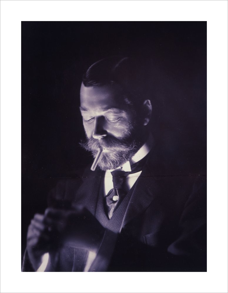 The Prince of Wales (Later George V) Lights a Cigarette