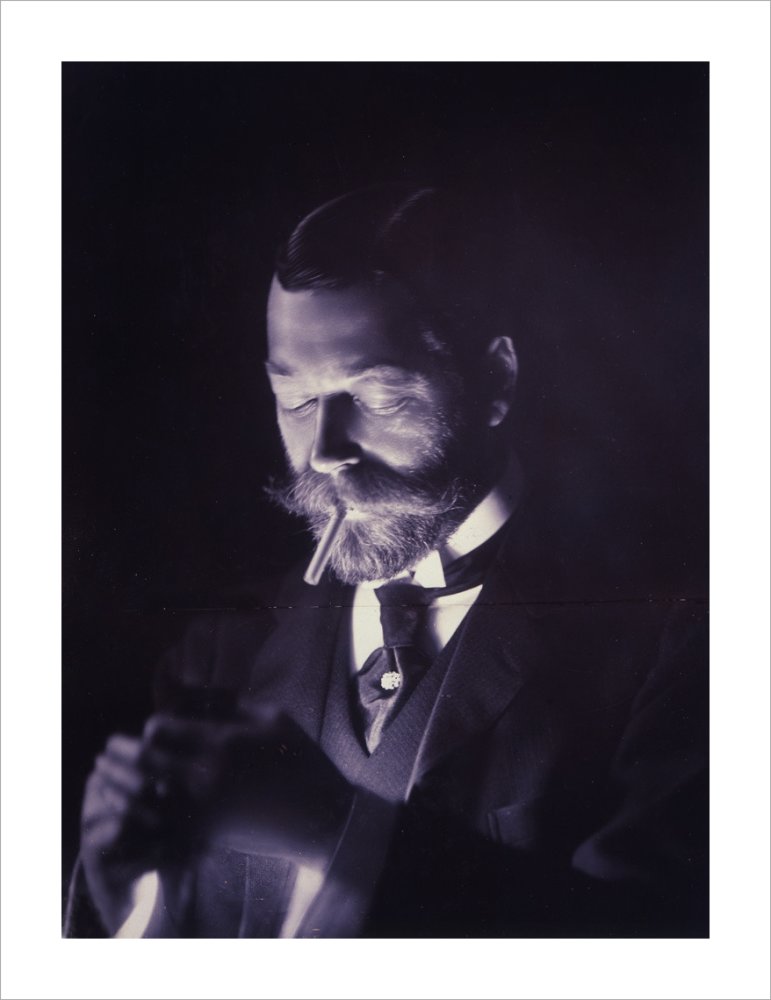 The Prince of Wales (Later George V) Lights a Cigarette