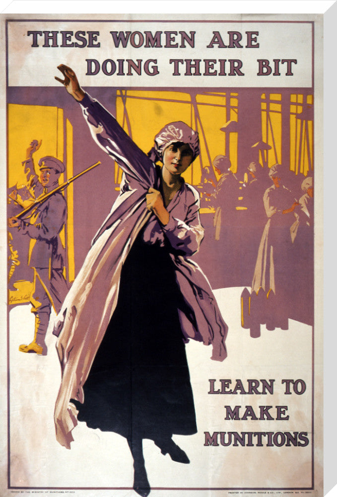 &#39;These Women Are Doing Their Bit&#39; Poster