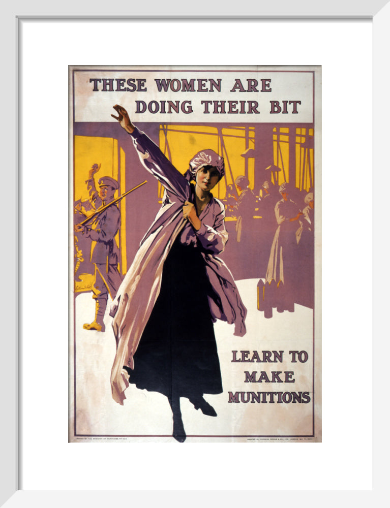 &#39;These Women Are Doing Their Bit&#39; Poster