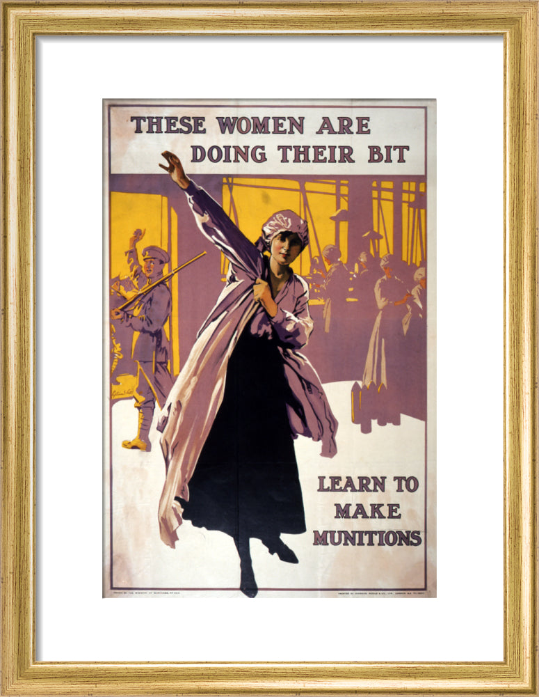 &#39;These Women Are Doing Their Bit&#39; Poster