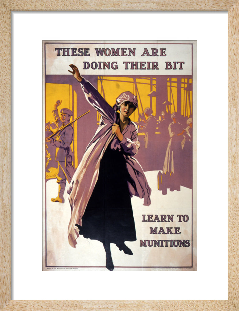 &#39;These Women Are Doing Their Bit&#39; Poster