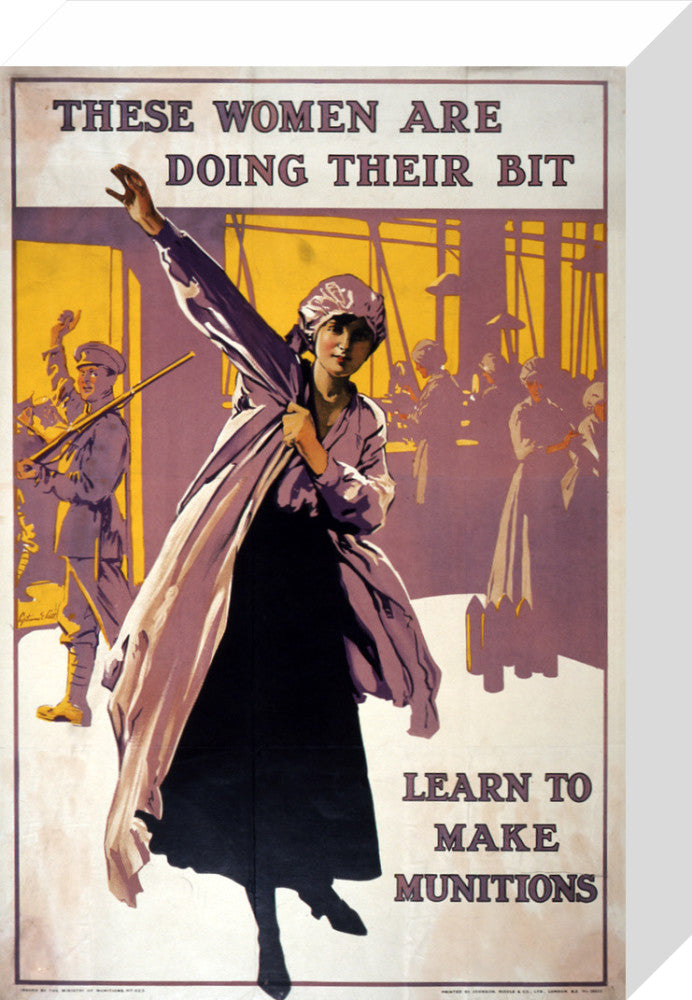 &#39;These Women Are Doing Their Bit&#39; Poster