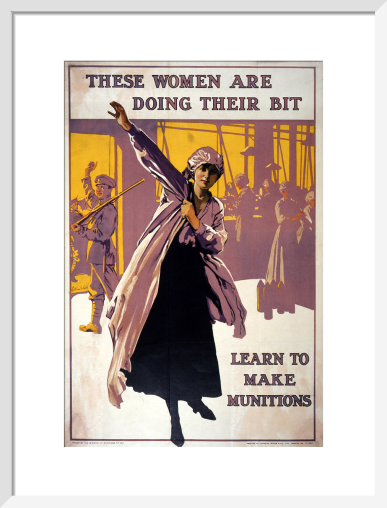 &#39;These Women Are Doing Their Bit&#39; Poster