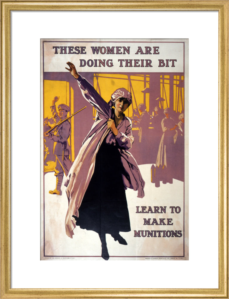 &#39;These Women Are Doing Their Bit&#39; Poster