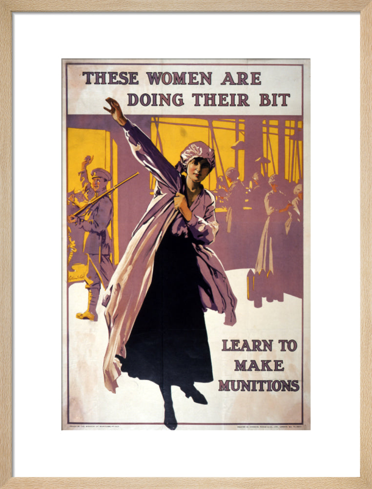&#39;These Women Are Doing Their Bit&#39; Poster