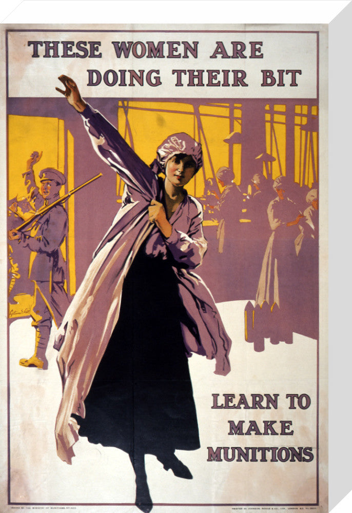 &#39;These Women Are Doing Their Bit&#39; Poster