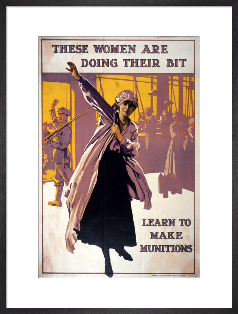 &#39;These Women Are Doing Their Bit&#39; Poster