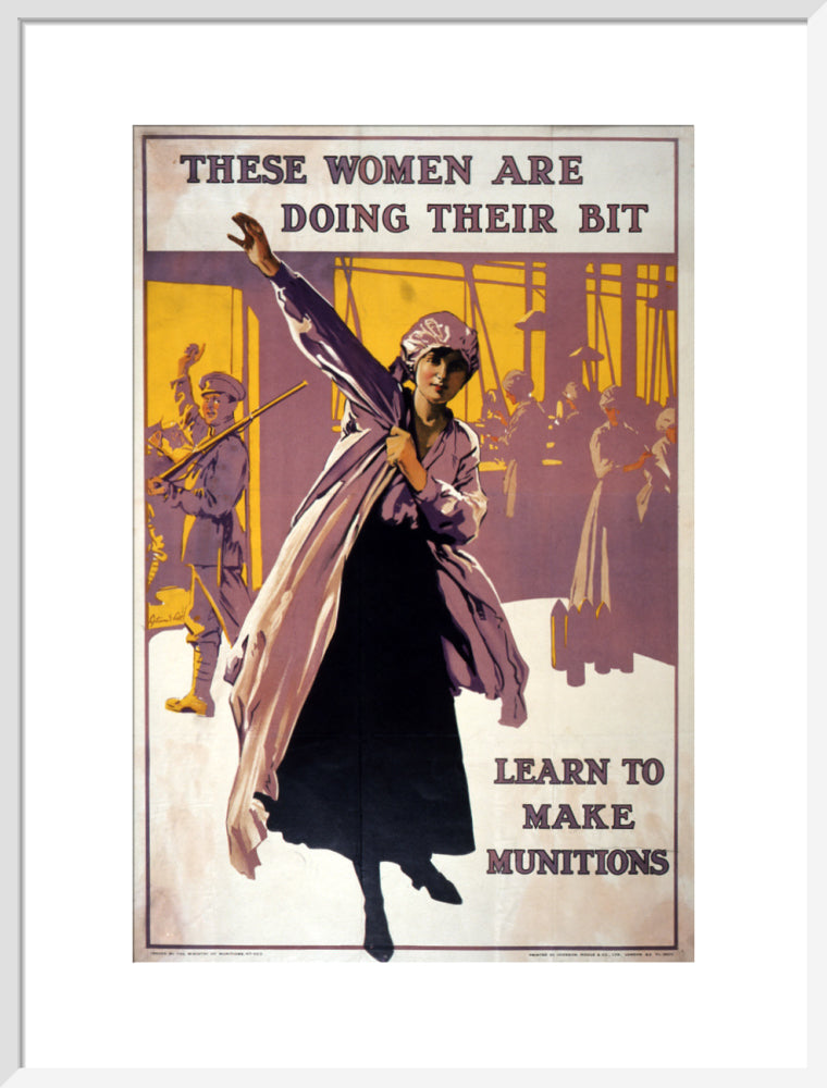 &#39;These Women Are Doing Their Bit&#39; Poster