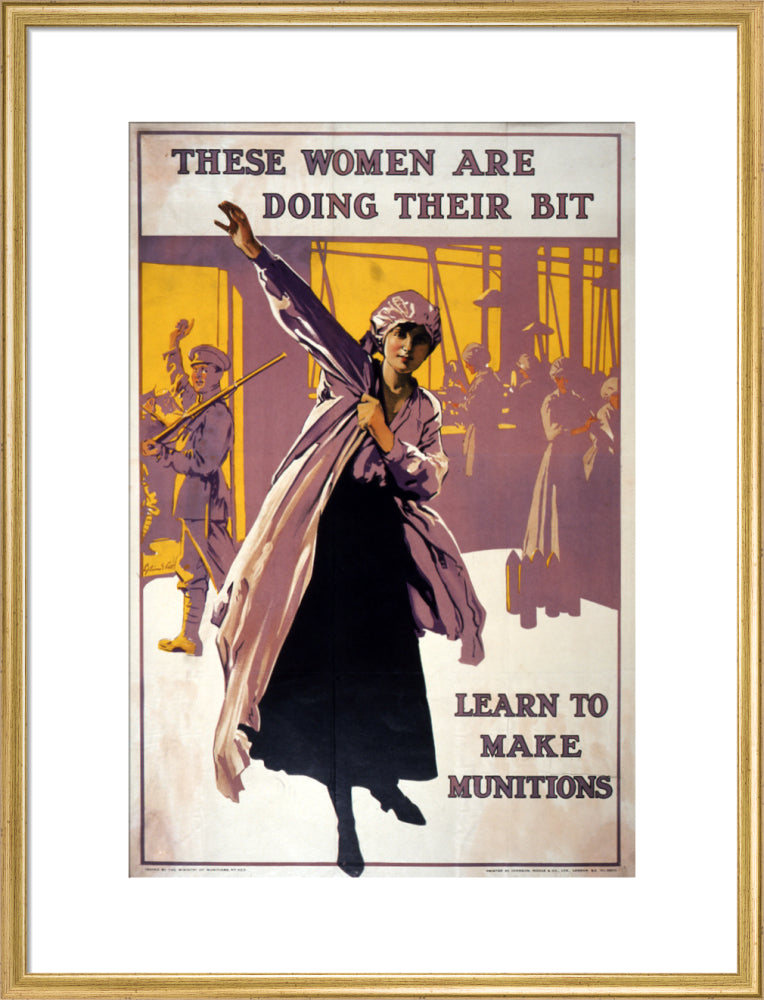 &#39;These Women Are Doing Their Bit&#39; Poster