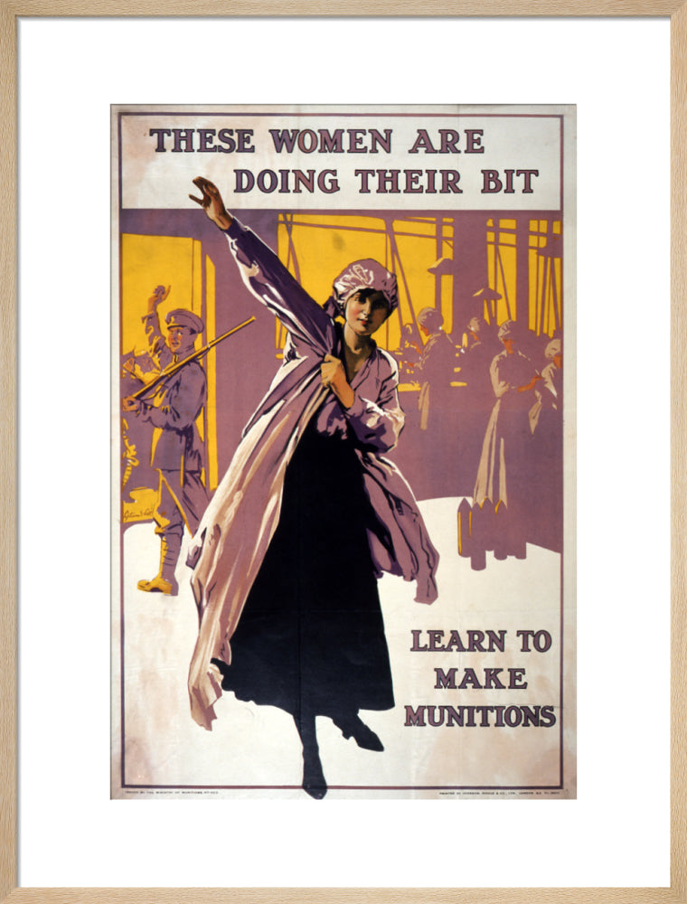 &#39;These Women Are Doing Their Bit&#39; Poster