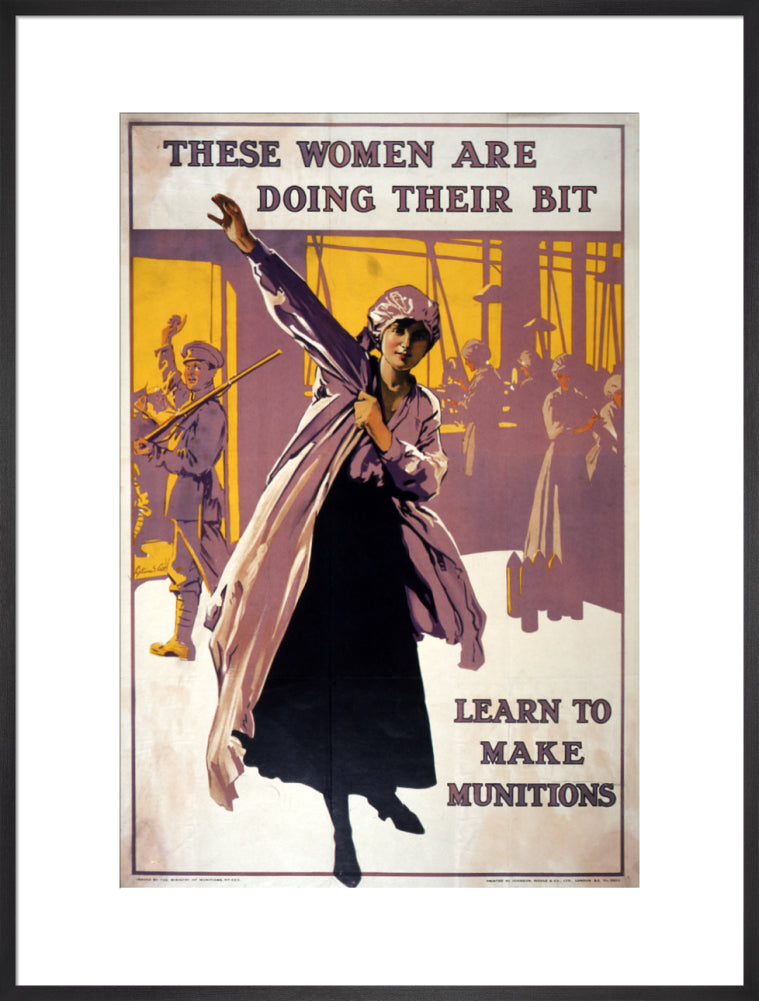 &#39;These Women Are Doing Their Bit&#39; Poster