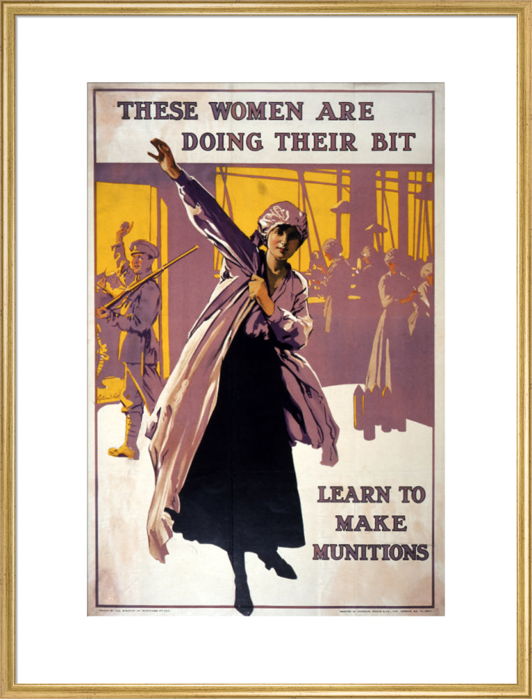 &#39;These Women Are Doing Their Bit&#39; Poster