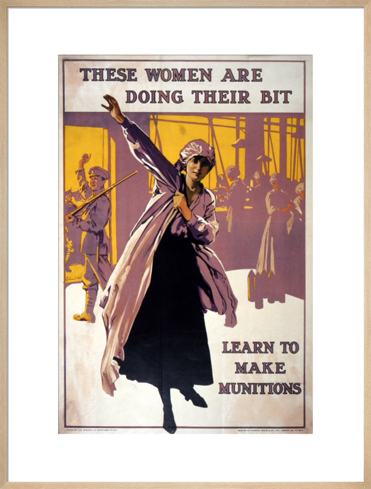 &#39;These Women Are Doing Their Bit&#39; Poster