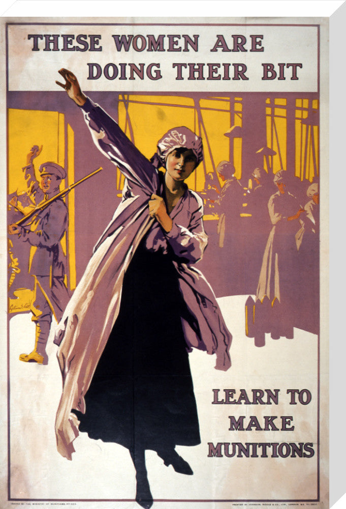 &#39;These Women Are Doing Their Bit&#39; Poster