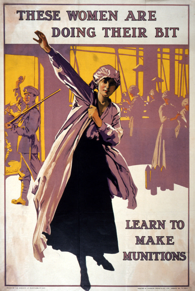 'These Women Are Doing Their Bit' Poster