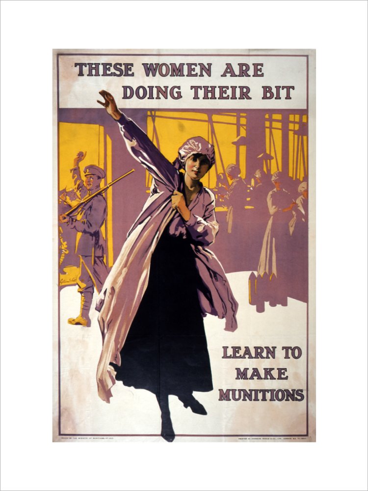 &#39;These Women Are Doing Their Bit&#39; Poster