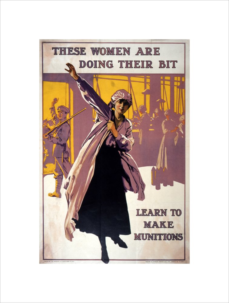 &#39;These Women Are Doing Their Bit&#39; Poster