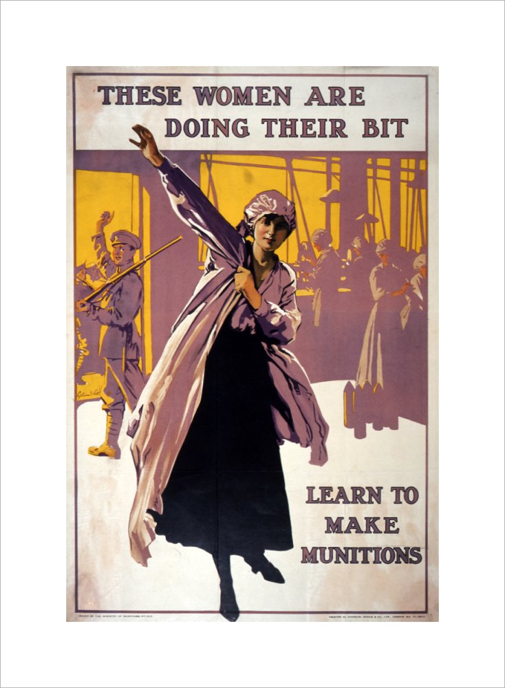 &#39;These Women Are Doing Their Bit&#39; Poster