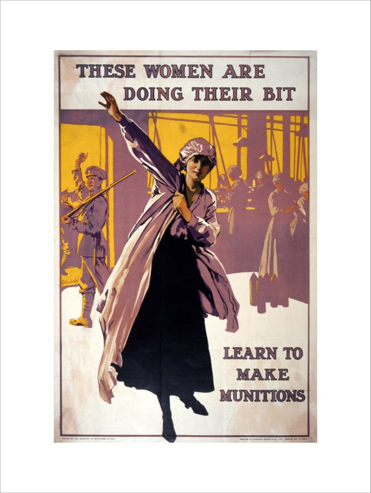 &#39;These Women Are Doing Their Bit&#39; Poster