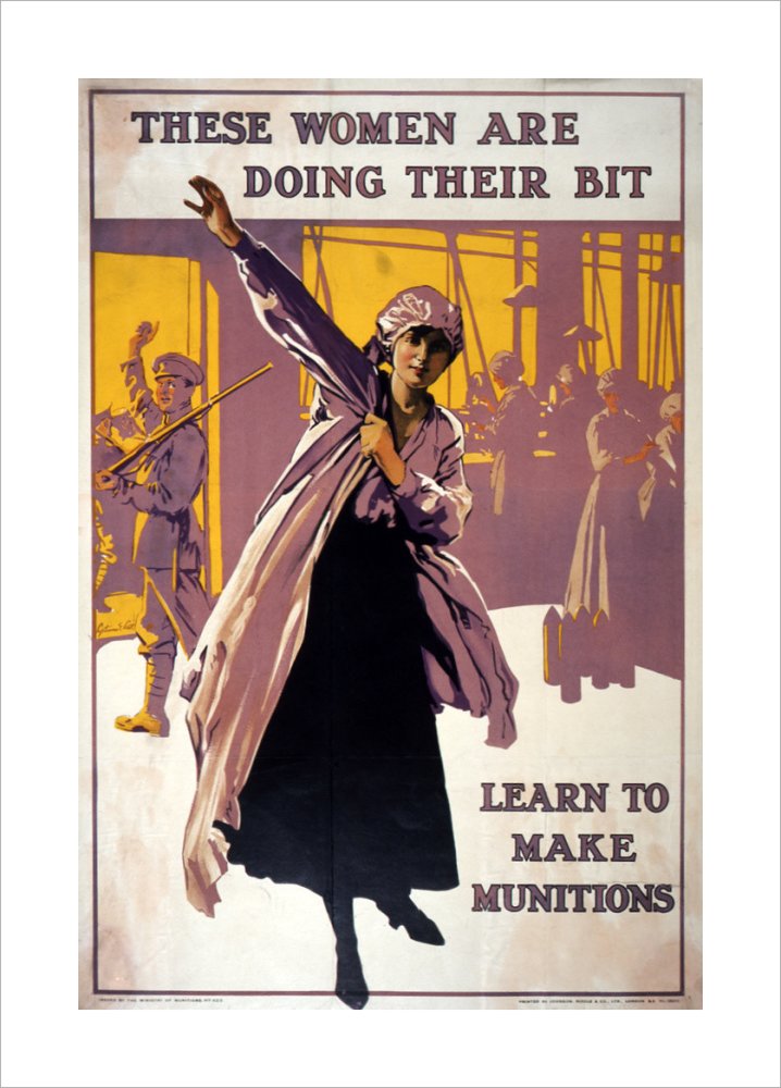 &#39;These Women Are Doing Their Bit&#39; Poster