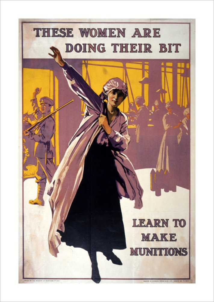 &#39;These Women Are Doing Their Bit&#39; Poster