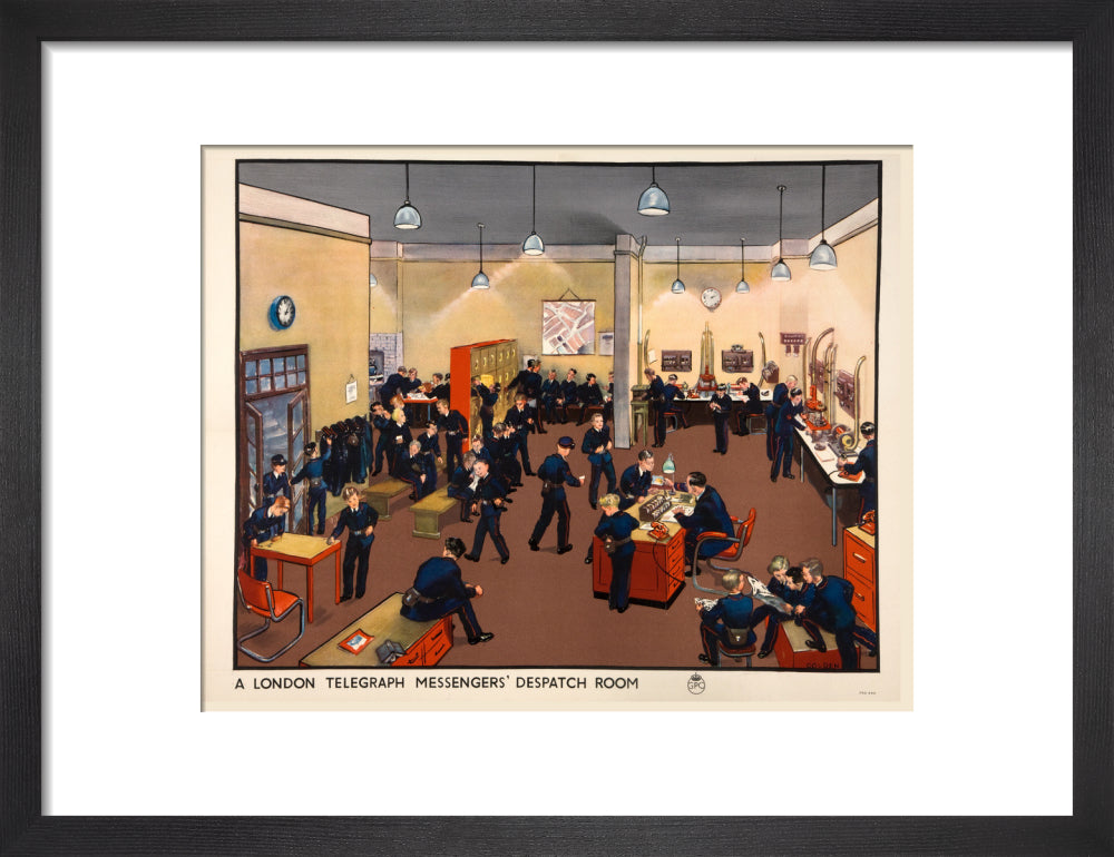 A London Telegraph Messengers&#39; Dispatch Room