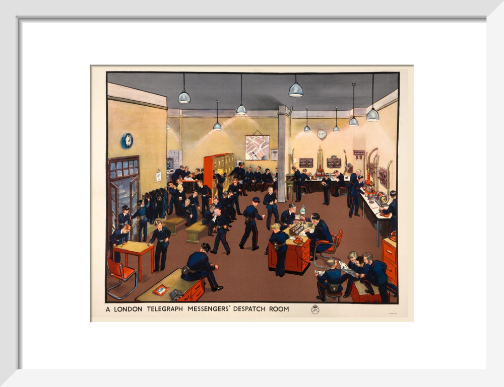 A London Telegraph Messengers&#39; Dispatch Room