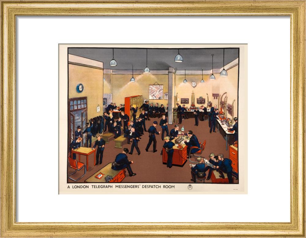 A London Telegraph Messengers&#39; Dispatch Room